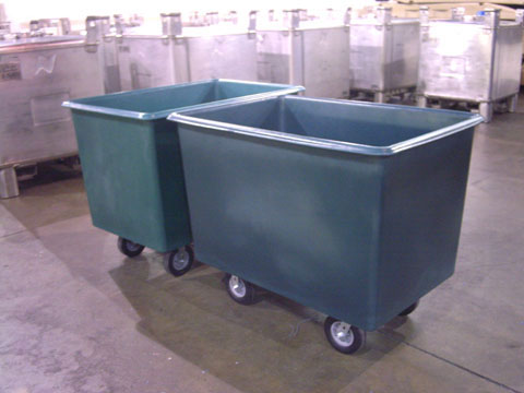 poly box trucks and carts