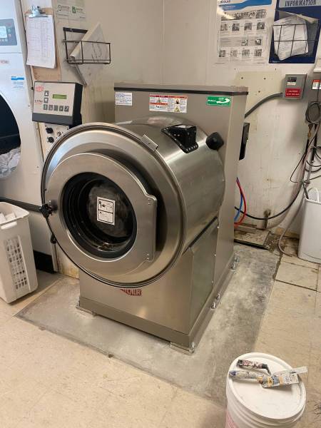 A New Milnor Commercial Washer Install at a Denver Hotel